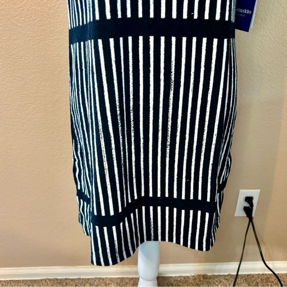 NWT Marimekko Swim Cover Dress Small Black White Terrycloth Short Sleeves - Picture 5 of 16